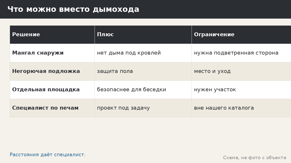 Что можно вместо дымохода