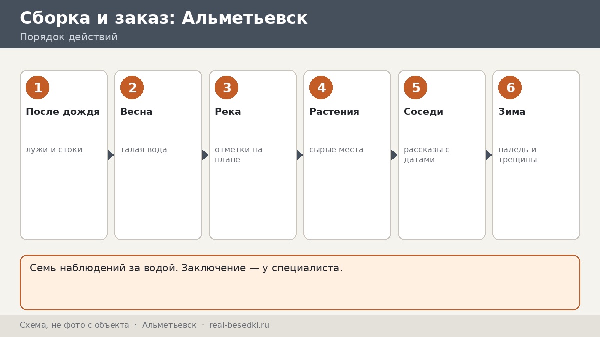 Семь наблюдений за водой, Альметьевск