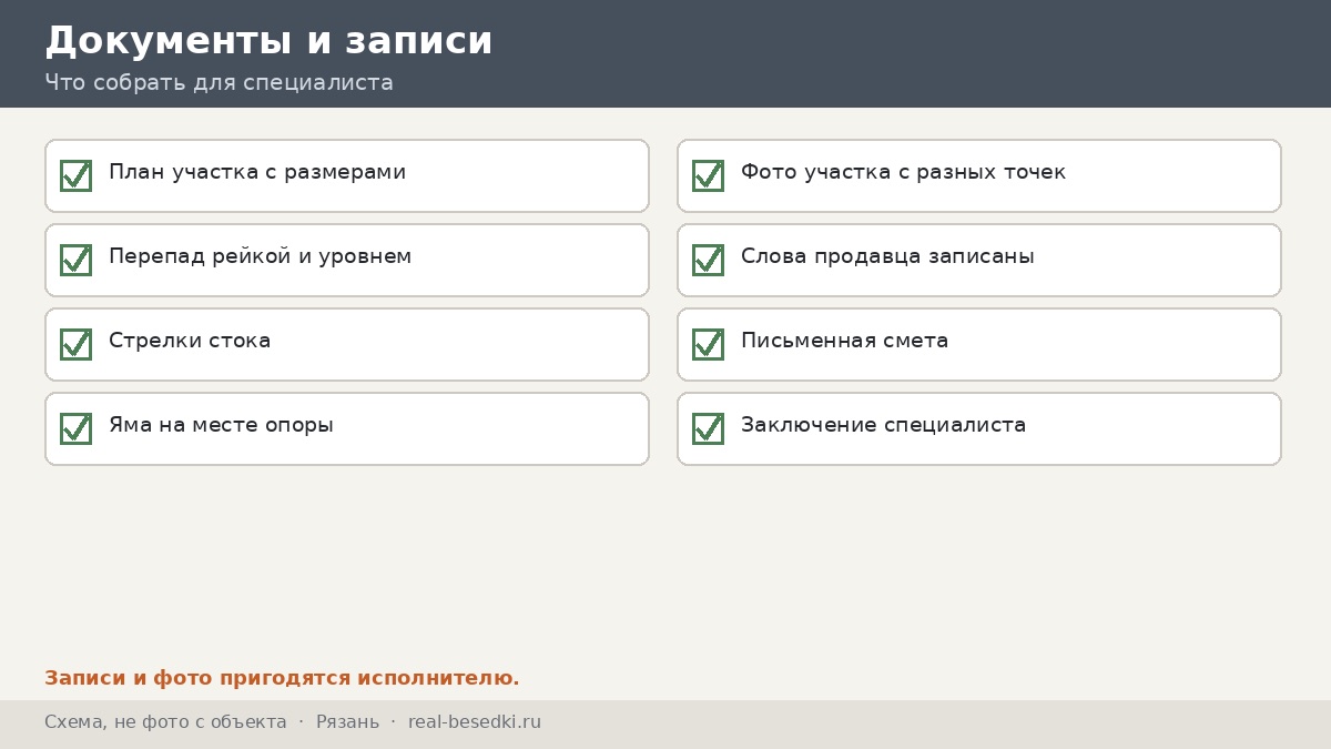 Документы и записи, Рязань