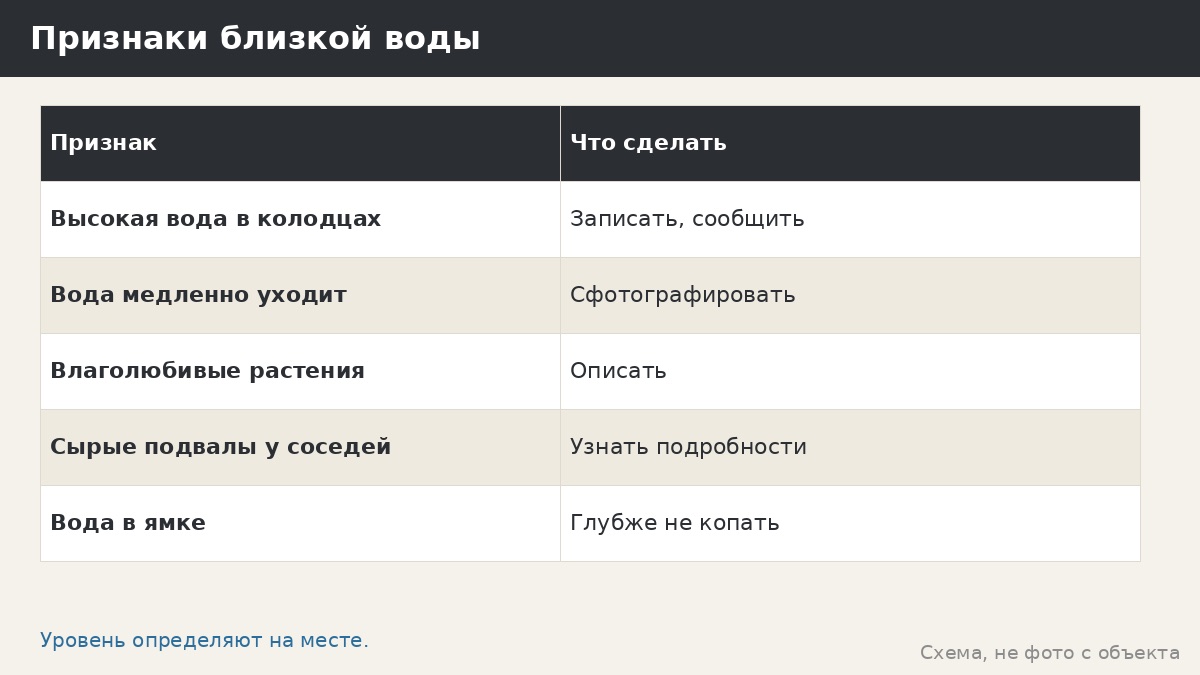 Высокий уровень грунтовых вод и беседка: как понять и что обсуждать заранее