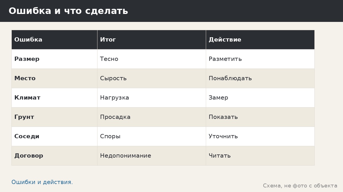 Как не ошибиться с заказом беседки — итоговый чек-лист по всем частым ошибкам