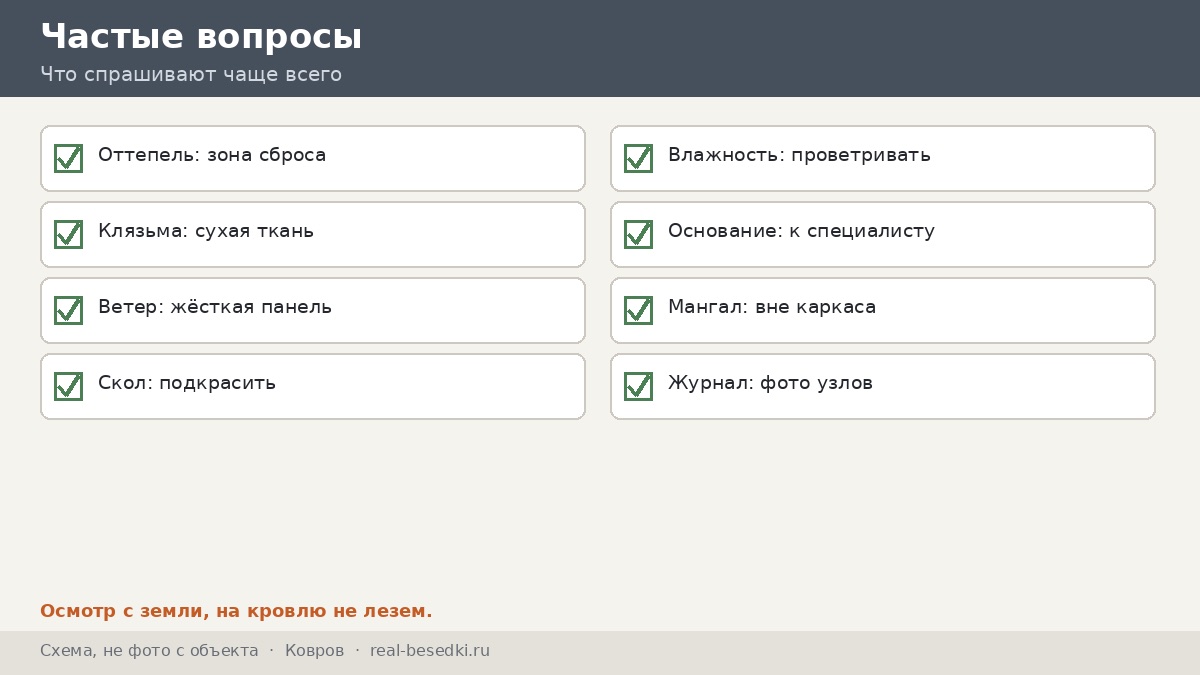 Десять вопросов, Ковров