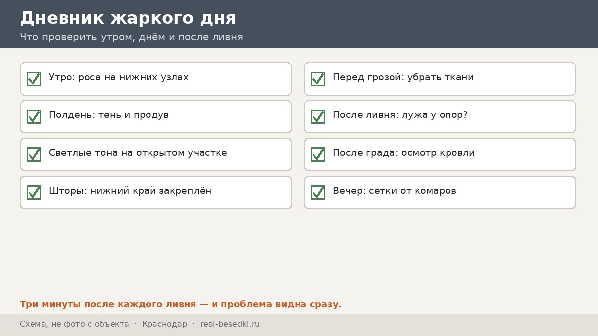 Дневник жаркого дня: памятка, Краснодар