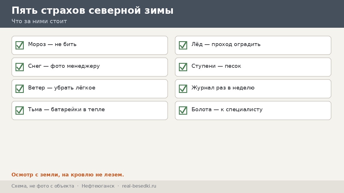 Пять страхов северной зимы, Нефтеюганск