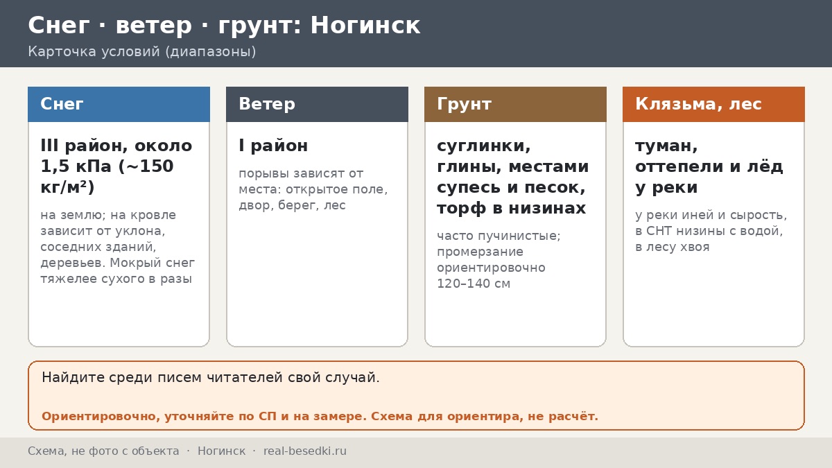 Беседка в Ногинске: снег, оттепели и гололёд, когда рядом Клязьма — девять писем читателей с ответами