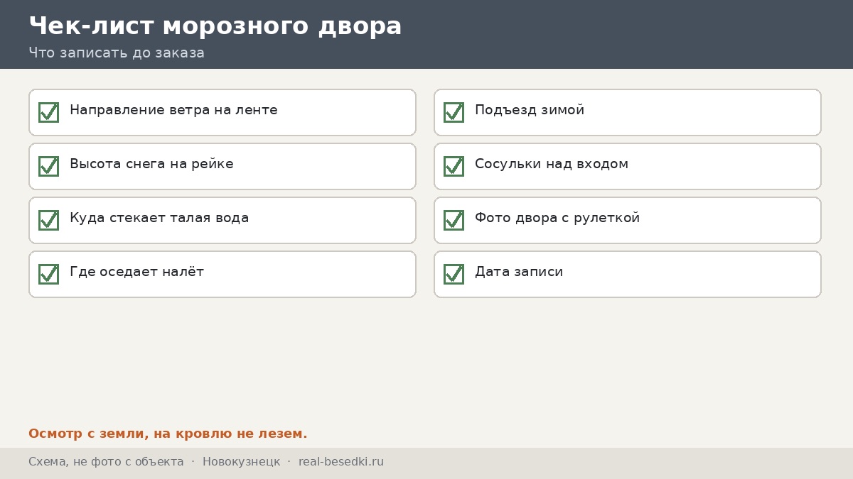 Чек-лист морозного двора, Новокузнецк
