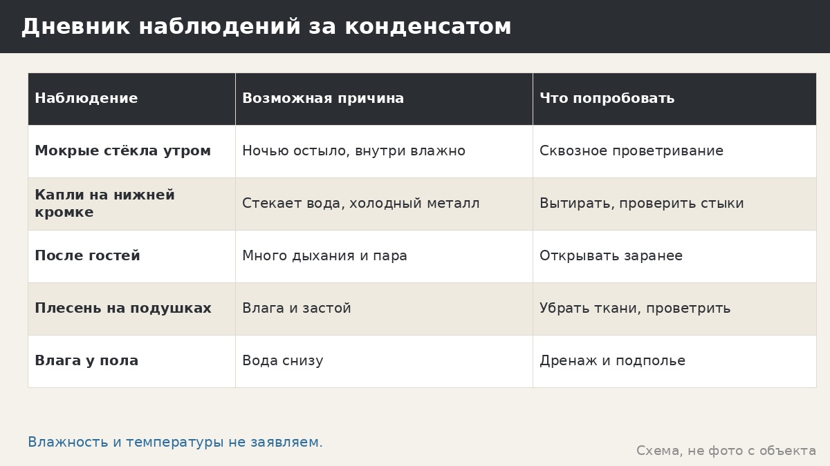 Конденсат на стёклах в беседке: откуда берётся и что с ним делать