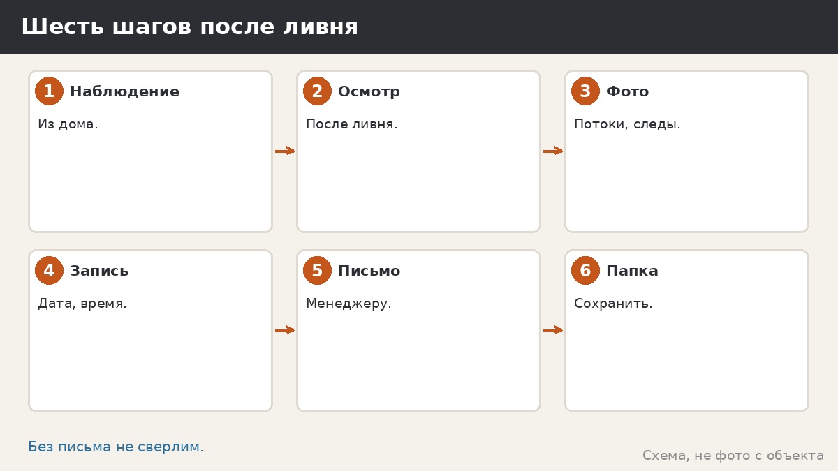 Шесть шагов после ливня