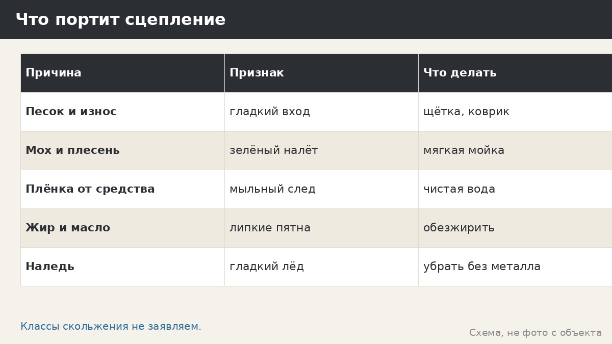 Что портит сцепление и как это лечить