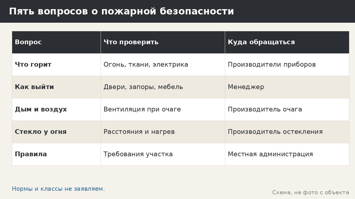 Остекление и пожарная безопасность: общие вопросы без обещаний