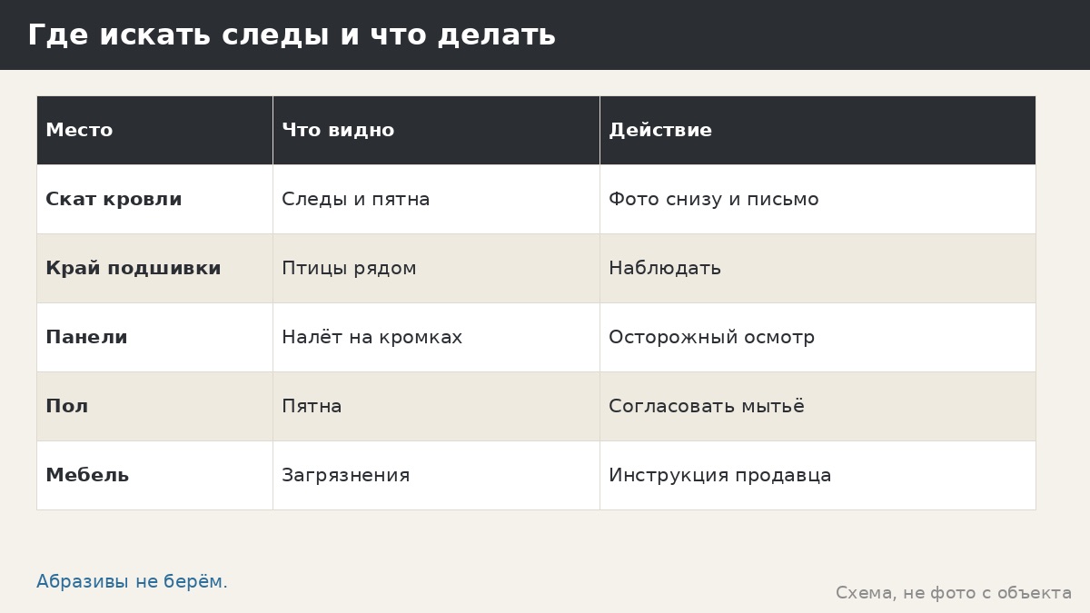 Защита от птиц и помёта: как ухаживать за беседкой и не навредить покрытию