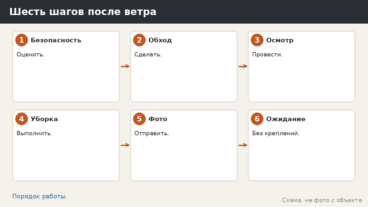 Шесть шагов после ветра