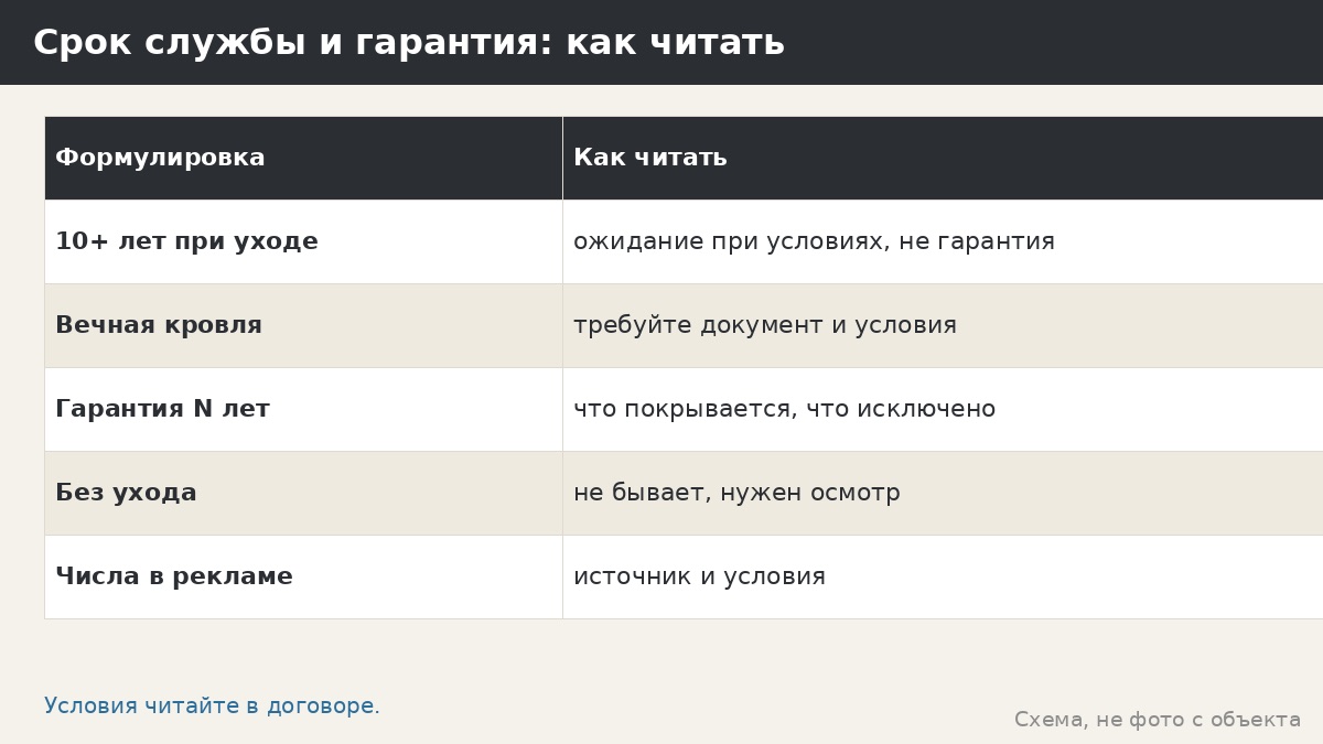 Срок службы кровли беседки: чему верить, что спрашивать и как ухаживать