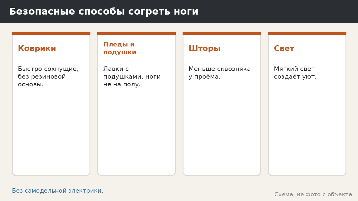 Безопасные способы согреть ноги