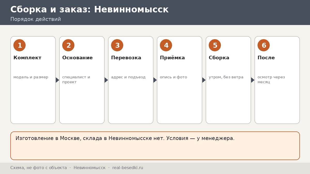 Беседка из Москвы для участка в Невинномысске (Ставропольский край): сроки, монтаж, что обсудить с менеджером