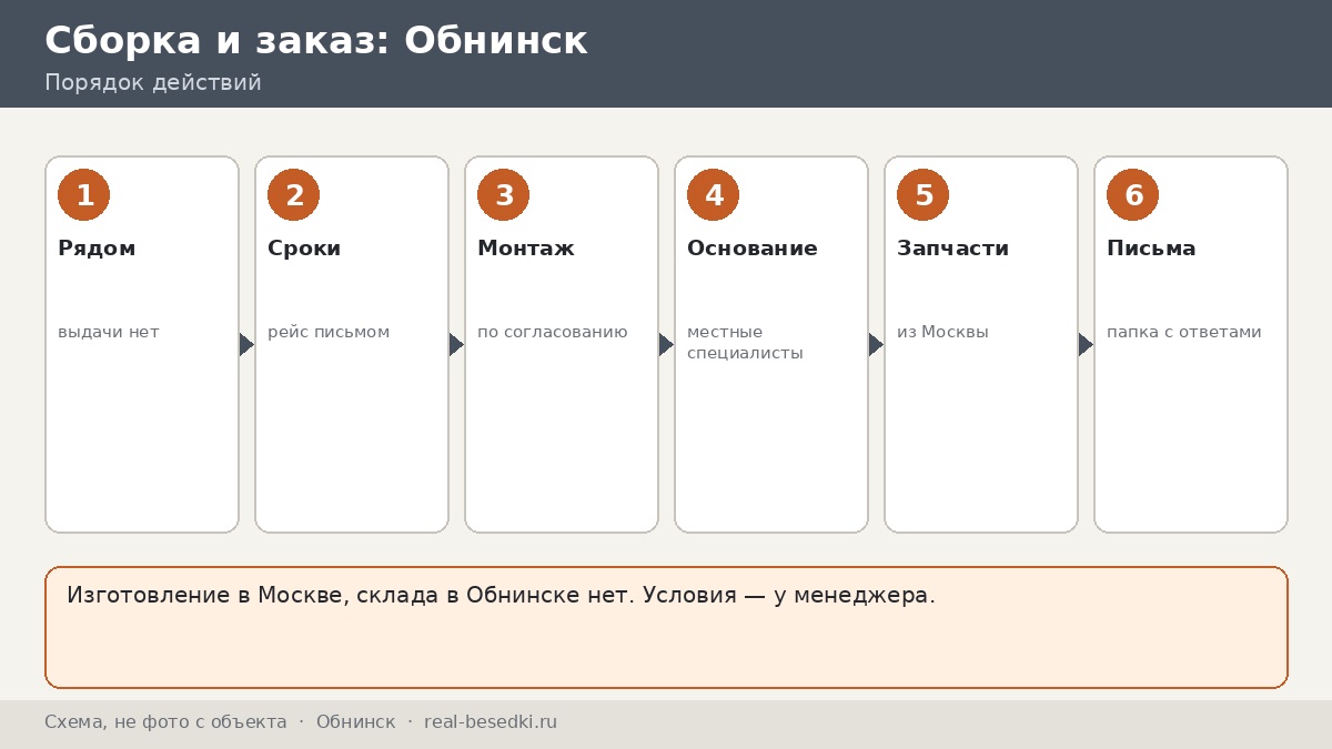 Беседка из Москвы для участка (Обнинск, Калужская область): сроки, монтаж, что обсудить с менеджером и почему близость Москвы ничего не упрощает