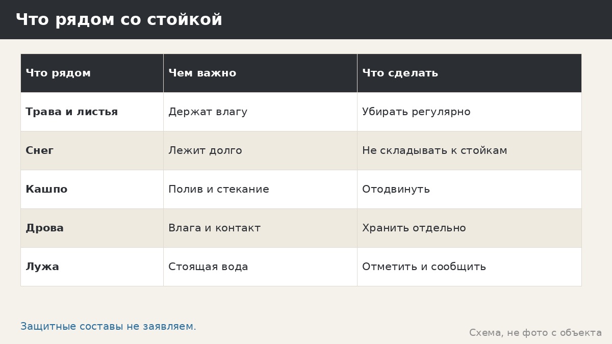 Защита низа стоек: почему нижние части каркаса требуют особого внимания
